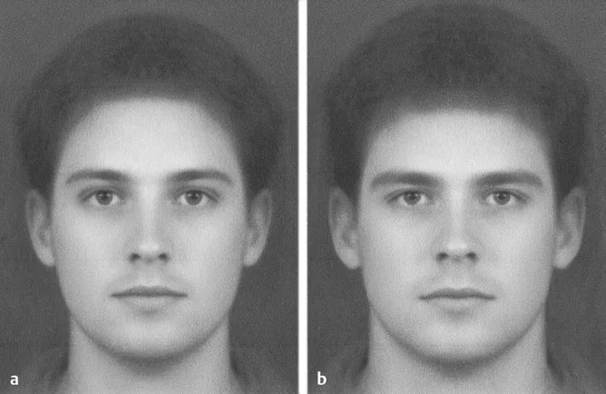 Fig 11. Gender-marker analysis of the face