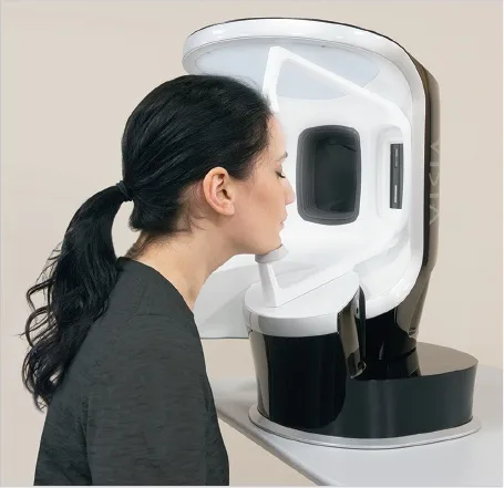 Fig 13. Standardised facial capture in a VISIA-type imaging booth